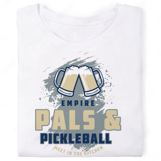 Pals and Pickleball Meet in the Kitchen Beer T-Shirt