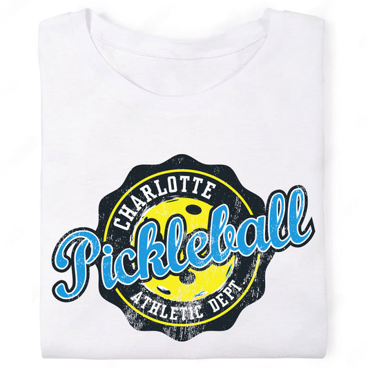 Charlotte Athletic Dept Pickleball Emblem T-Shirt