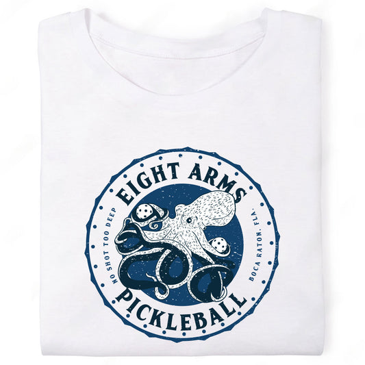 Eight Arms Pickleball Octopus T-Shirt