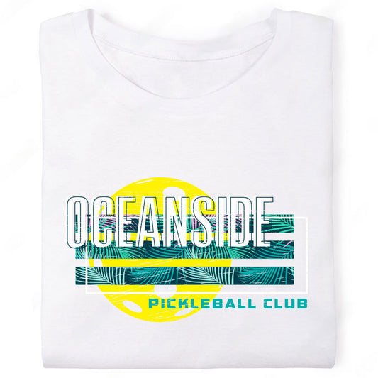 Oceanside Pickleball Club Tropical Palm T-Shirt