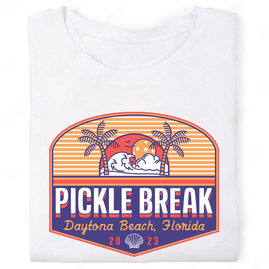 Pickle Break Daytona Beach Florida Graphic T-Shirt