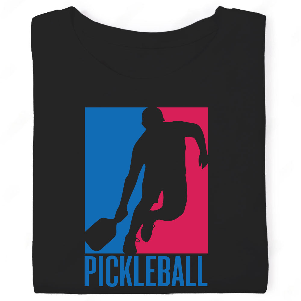 republic of pickleball shirt nba logo parody male black tshirt