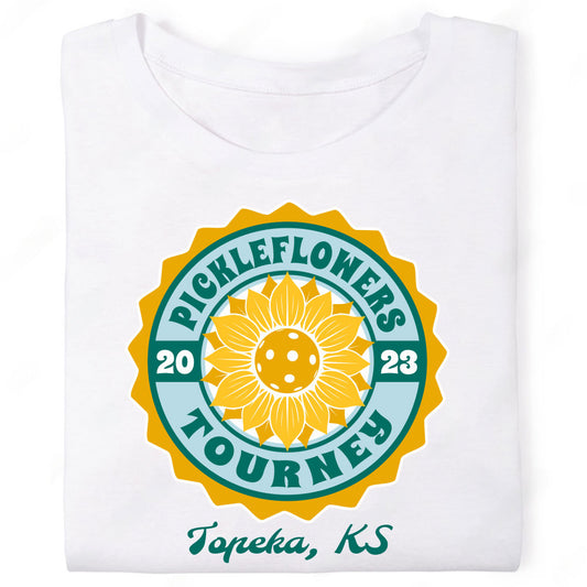 Pickleflowers Pickleball Tourney Topeka Kansas T-Shirt