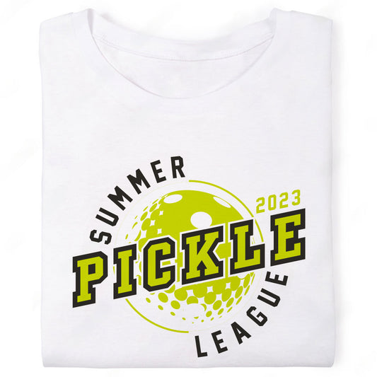 Summer Pickle League Pickleball Graphic T-Shirt