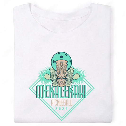 Mekhelekahi Tropical Tiki Pickleball T-Shirt
