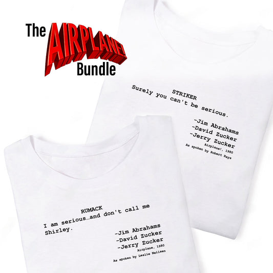 Screenwriter Tshirt - Airplane Bundle