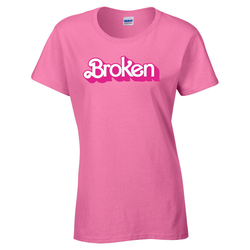 Barbie Broken Ladies Tshirt