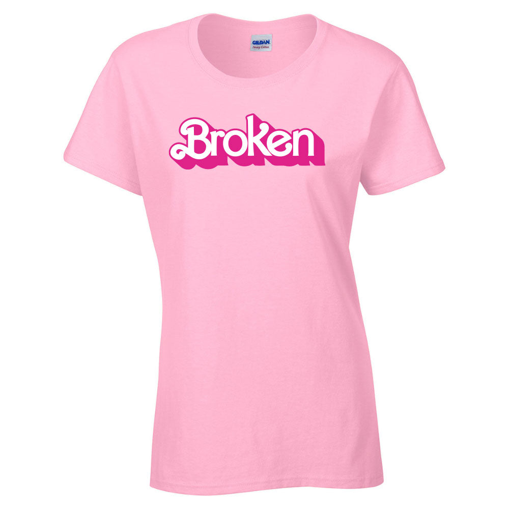 Barbie Broken Ladies Tshirt
