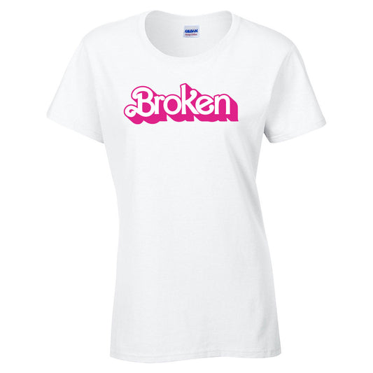 Barbie Broken Ladies Tshirt