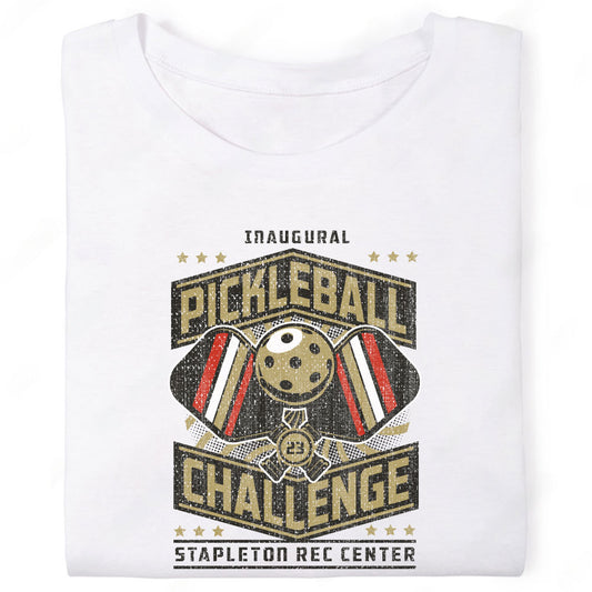 Inaugural Pickleball Challenge Stapleton Rec Center T-Shirt