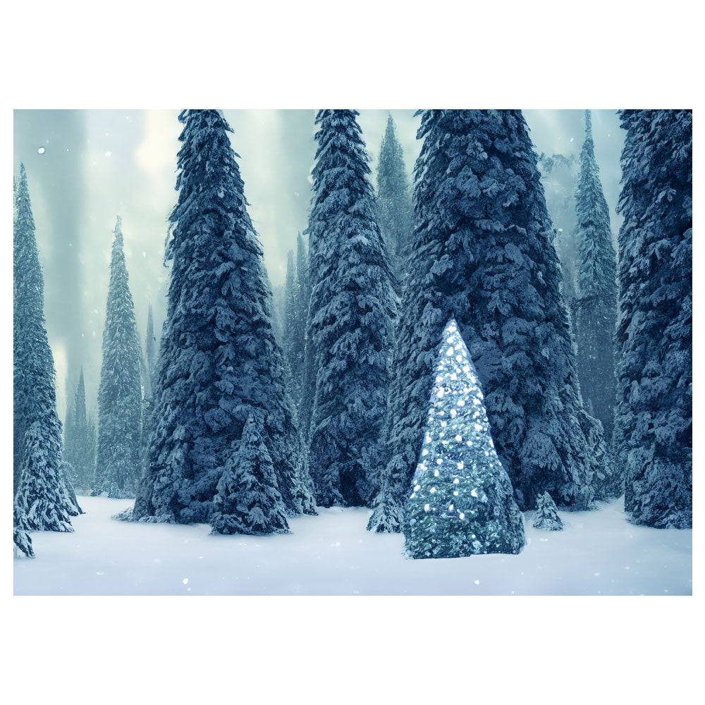 Christmas Tree Wilderness - Festive Mood - Canvas Print